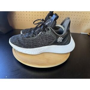 Under Armour Curry Flow 9 Team Black White Mens Shoes 3025631 Mens 10.5 W12 **
